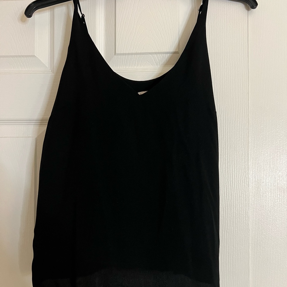 Black tank blouse